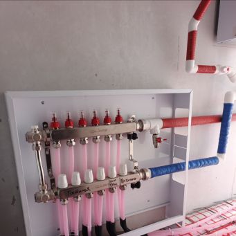 Монтаж водяного теплого пола, Владивосток