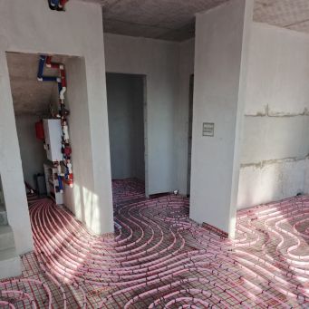 Монтаж водяного теплого пола, Владивосток