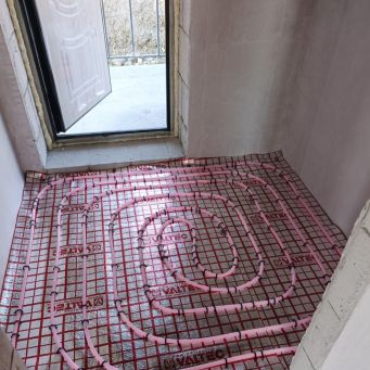 Монтаж водяного теплого пола, Владивосток